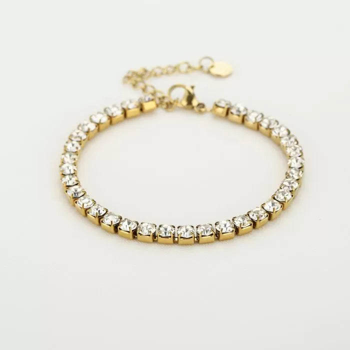 Sacha Tennis Bracelet Gold