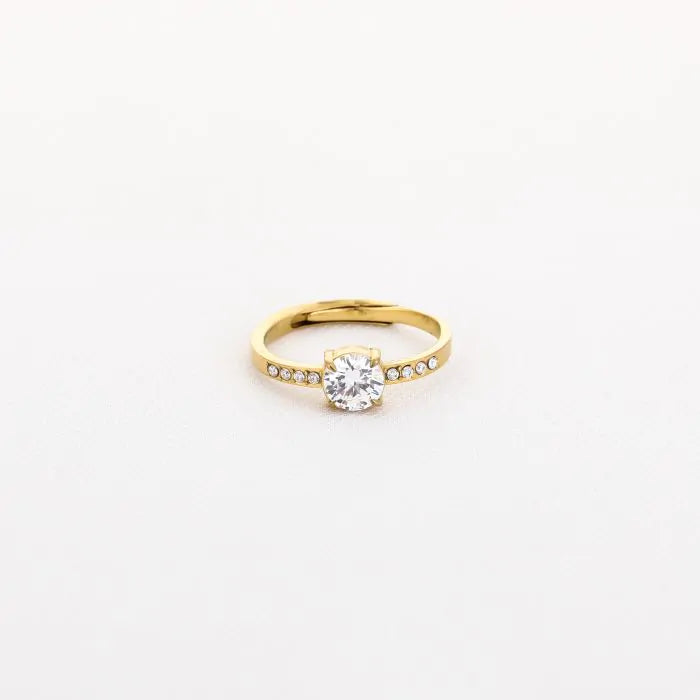 Aurora Sparkle Ring – Goudkleurig