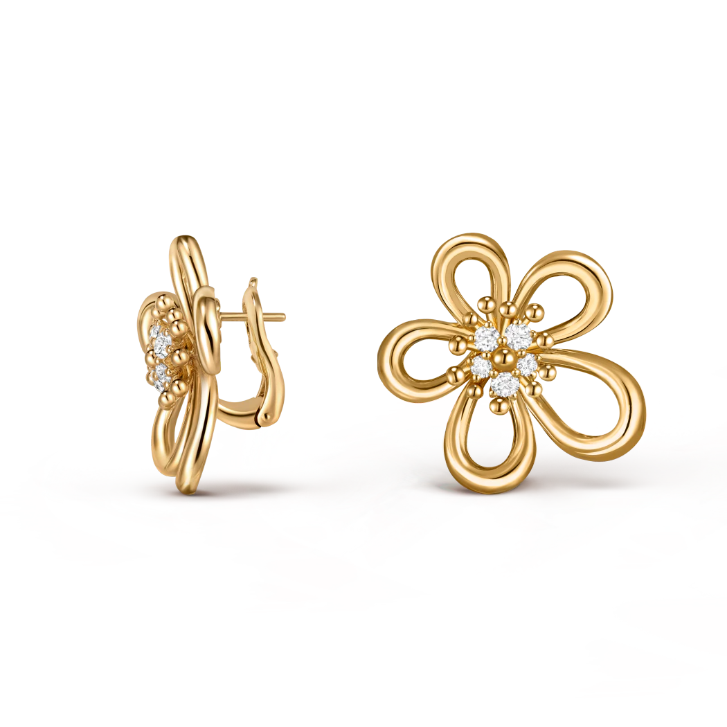 Bloom Earring Gold