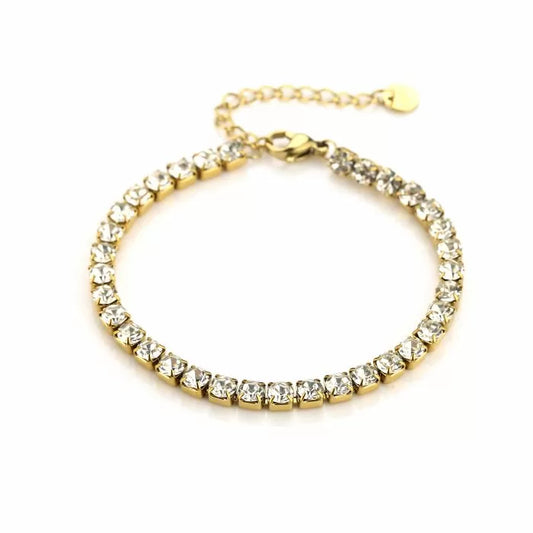 Sacha Tennis Bracelet Gold