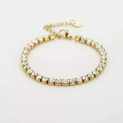 Sacha Tennis Bracelet Gold
