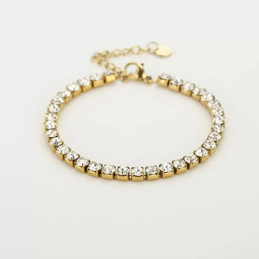 Sacha Tennis Bracelet Gold