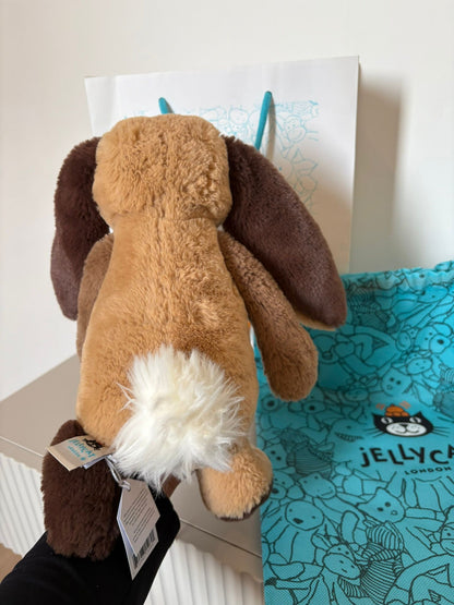 Bashful Patchwork Brown Bunny