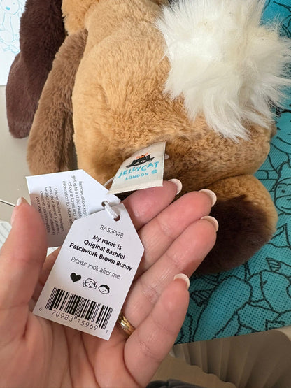 Bashful Patchwork Brown Bunny