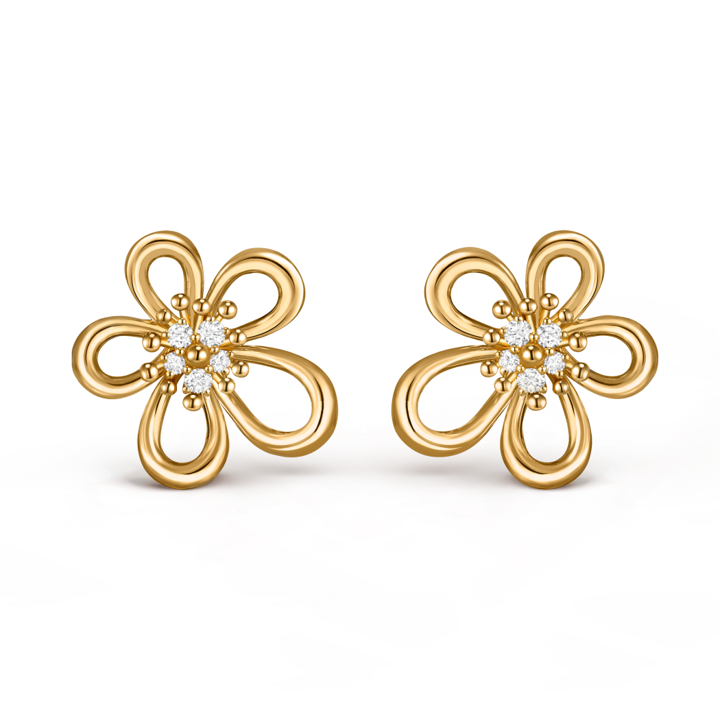 Bloom Earring Gold