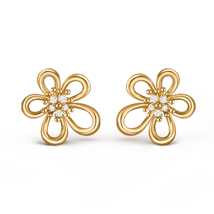 Bloom Earring Gold