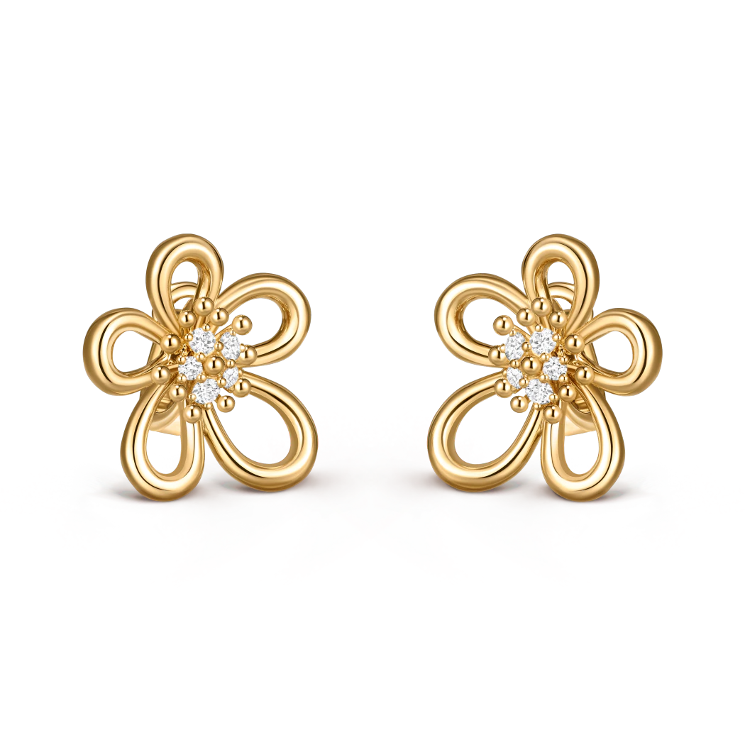 Bloom Earring Gold