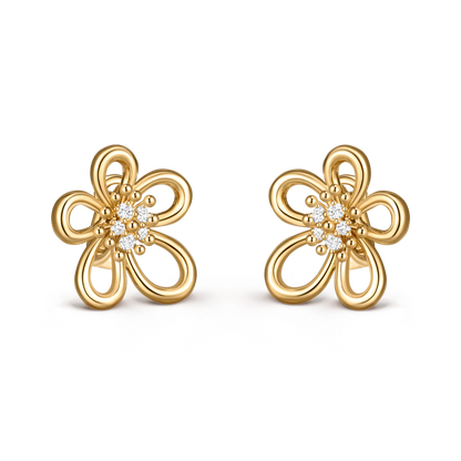 Bloom Earring Gold