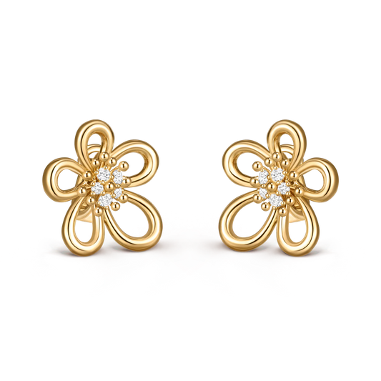 Bloom Earring Gold
